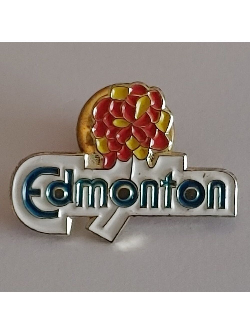 BEAUTIFUL EDMONTON Enamel Pin Marigold Official Flower